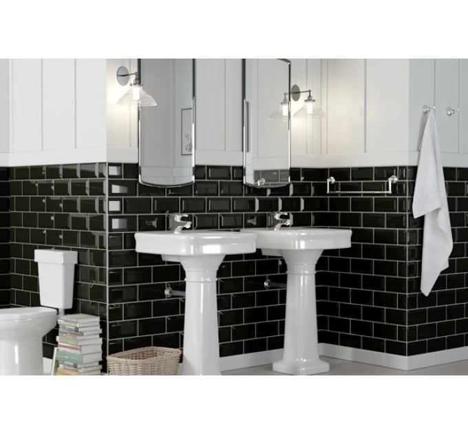 Плитка стінова The Wall чорний 100x300x7 Golden Tile