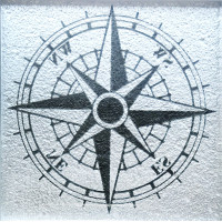 Вставка Tako GTР 73007 Compass Mirror 73х73х8 Котто Кераміка