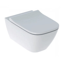 Унітаз підвісний з кришкою Smyle Square Rimfree 500.683.00.2 Geberit