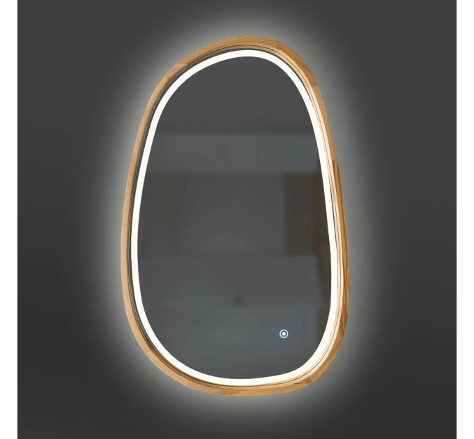 Дзеркало Dali Slim LED 550x850 Natural Oak Luxury Wood