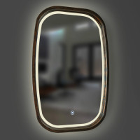 Дзеркало New Art Slim LED 450x750 Venge Luxury Wood