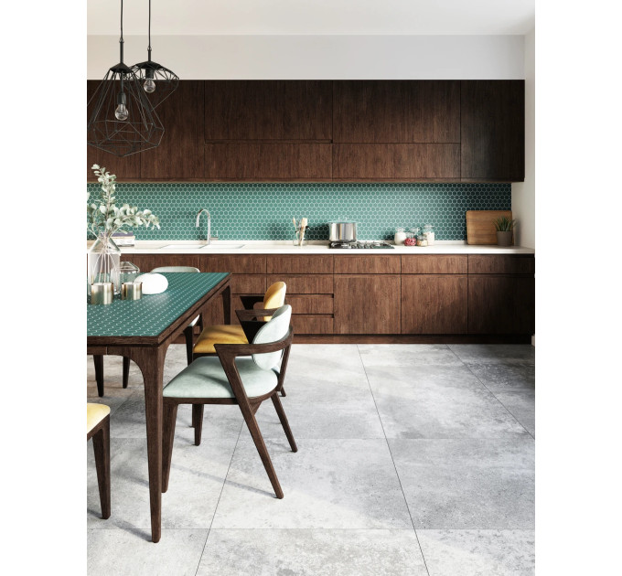 Мозаїка HEXAGON H 6017 Aqvamarine 295х295х9 Кераміка Лео УКРАЇНА