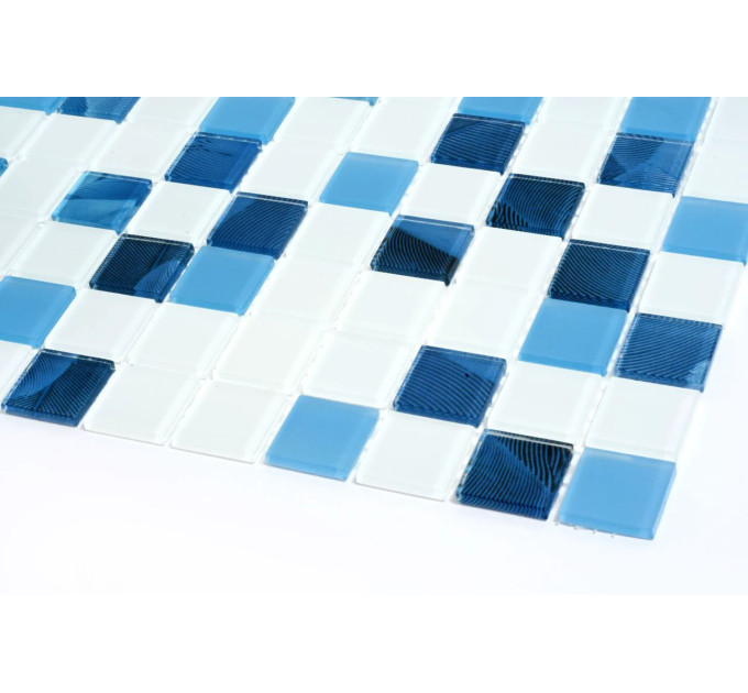Мозаїка GMP 0425018 С3 Print 19-Blue D MATT-White MATT 300300x4 Котто Кераміка