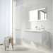 Шафка під умивальник SD 800 CLEAR white-white, RAVAK