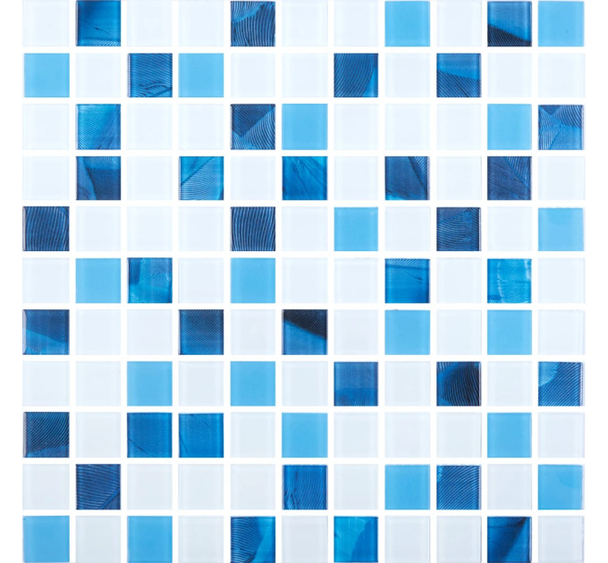 Мозаїка GMP 0425018 С3 Print 19-Blue D MATT-White MATT 300300x4 Котто Кераміка