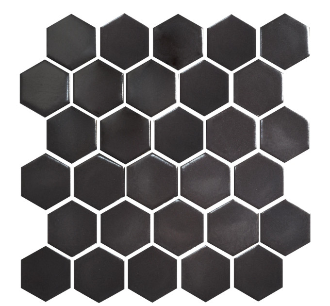 Мозаїка HEXAGON H 6006 Choco Brown 295х295х9 Кераміка Лео УКРАЇНА