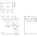 Умивальник VariForm 55 (500.737.01.2) Geberit