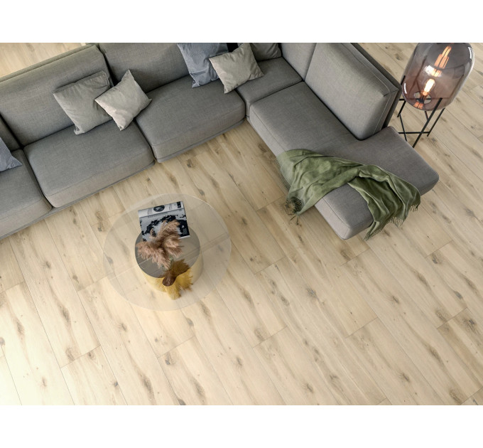 Плитка керамогранітна Stark Wood бежево-сірий RECT 300x1200x10 Golden Tile