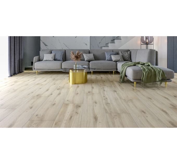 Плитка керамогранітна Stark Wood бежево-сірий RECT 300x1200x10 Golden Tile