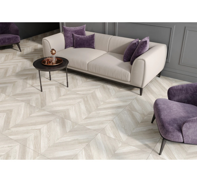 Плитка керамогранітна Parquet коричневий 607x607x10 Golden Tie