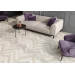 Плитка керамогранітна Parquet коричневий 607x607x10 Golden Tie