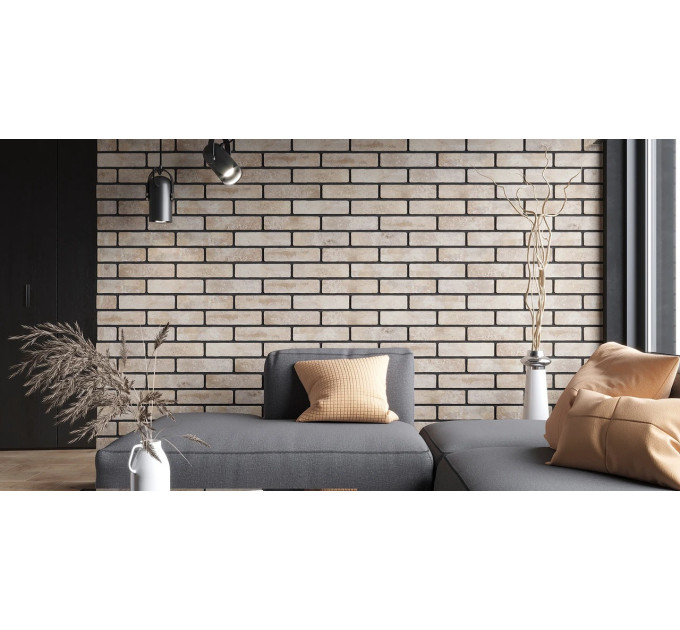 Плитка фасадна Fino бежевий 60x250x6 Golden Tile