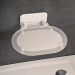 Сидіння для душу CHROME CLEAR-WHITE, RAVAK