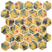 Мозаїка HP 6025 Hexagon 295x295x9 Котто Кераміка