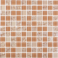 Мозаїка GM 8004 C2 Beige pearl S1/Beige/beige pearl 300 х 300 х 8 ( 25 х 25 ) Кераміка Лео, Україна