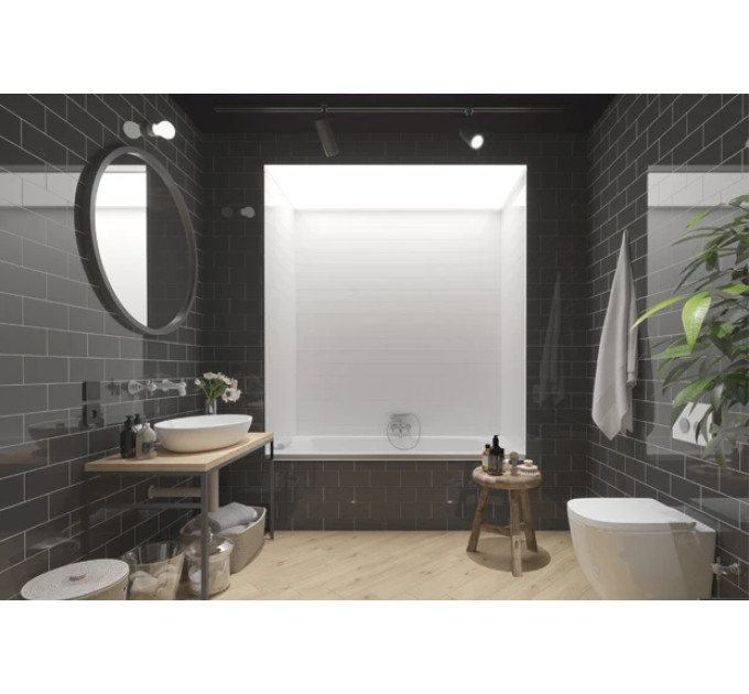 Плитка стінова Metrotiles plane білий 100x200x7 Golden Tile