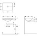 Умивальник VariForm 55 (500.739.01.2) Geberit