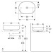 Умивальник VariForm 55 (500.774.01.2) Geberit