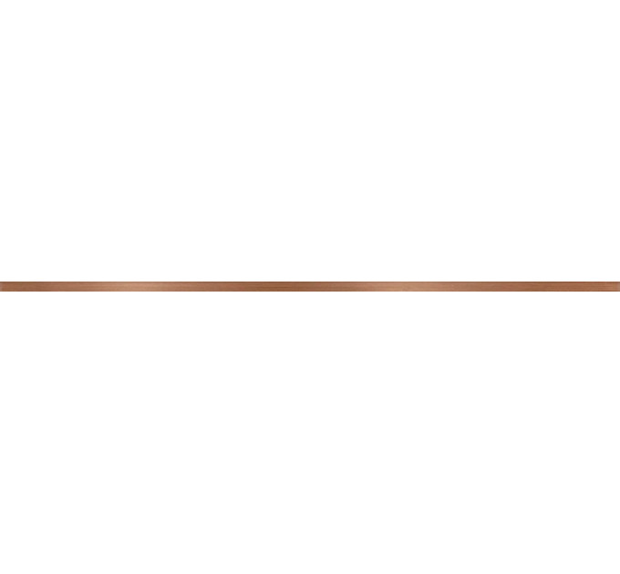 Фриз METAL COPPER BORDER GLOSSY 10х598x9 Cersanit