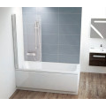 Шторка для ванни одноелементна CVS1-80 L Transparent, (7QL40C00Z1) RAVAK