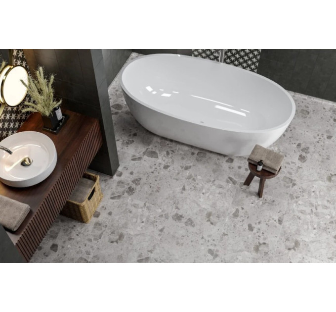 Плитка керамогранітна Ambra сірий RECT 600x1200x10 Golden Tile