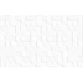 Плитка стінова 000141 Біла Білий STR 25x40 код 3851 Голден Тайл