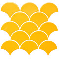 Мозаїка SCALES SC 6025 Dark Yellow 240x240x9 0,037 м2 Кераміка Лео