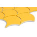 Мозаїка SCALES SC 6025 Dark Yellow 240x240x9 0,037 м2 Кераміка Лео