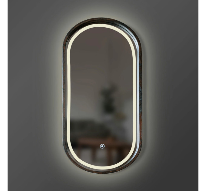 Дзеркало Freedom Slim LED 550x850 Venge Luxury Wood
