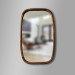 Дзеркало New Art Slim 600x900 Natural Walnut Luxury Wood