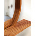 Дзеркало Sunrise з поличкою D700 Natural Dark Luxury Wood