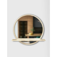 Дзеркало Sunrise з поличкою D600 White Luxury Wood