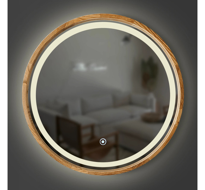 Дзеркало Perfection Slim LED D550 Natural Dark Luxury Wood