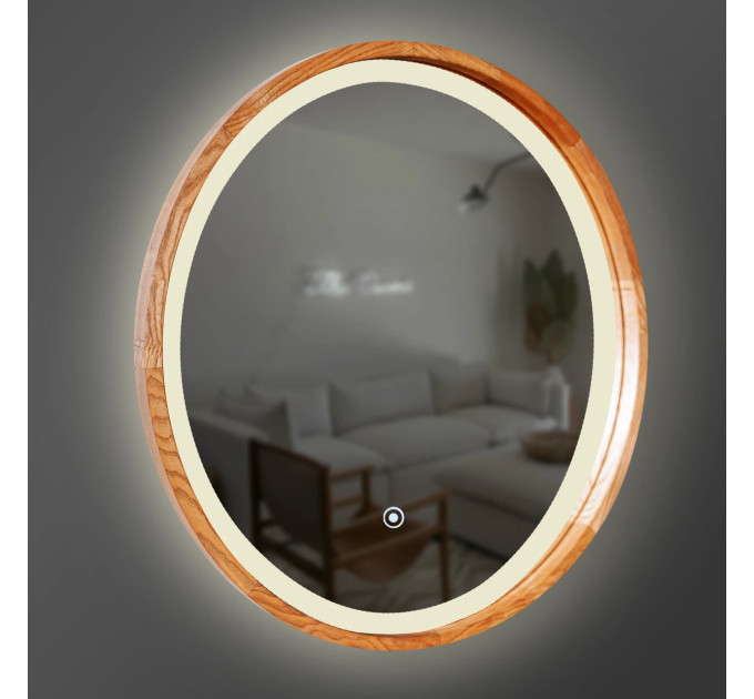 Дзеркало Perfection Slim LED D750 Mahogany Luxury Wood