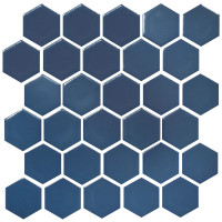 Мозаїка HEXAGON H 6008 Steel Blue 295х295х9 Кераміка Лео УКРАЇНА