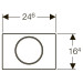 Кнопка зливу Sigma 10 (115.758.KJ.5) білий, Geberit