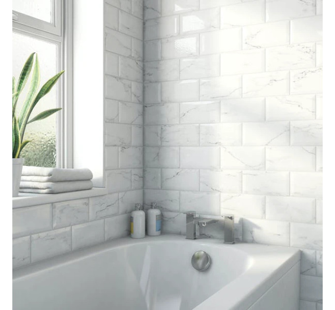 Плитка стінова Metrotiles каррара 100x200x7 Golden Tile