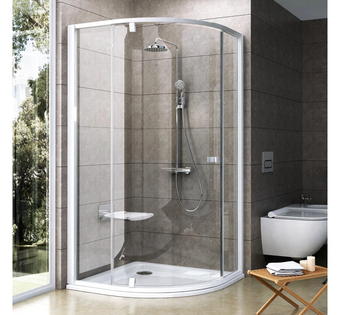 Душова кабіна напівкругла PIVOT PSKK3-90 Transparent, (37677101Z1) RAVAK