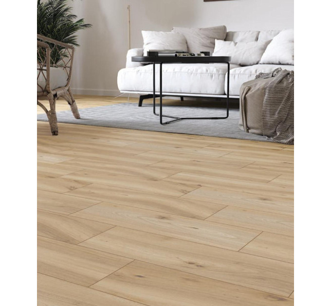 Плитка керамогранітна Justwood Beige 185x598x7 Cersanit