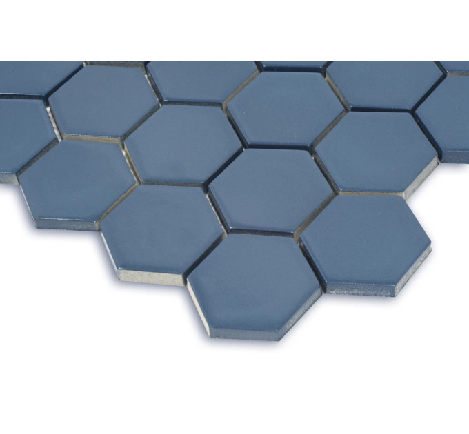 Мозаїка HEXAGON H 6008 Steel Blue 295х295х9 Кераміка Лео УКРАЇНА