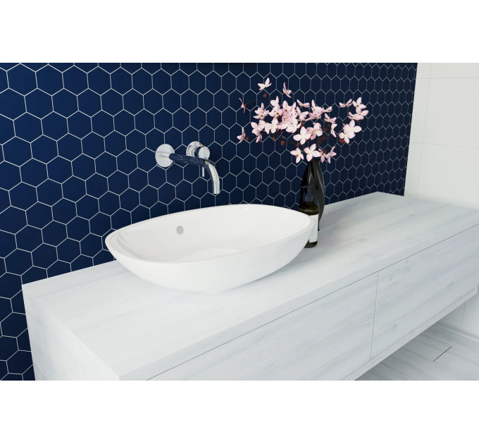 Мозаїка HEXAGON H 6008 Steel Blue 295х295х9 Кераміка Лео УКРАЇНА