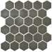 Мозаїка HEXAGON H 6020 Dark Grey 295х295х9  Кераміка Лео УКРАЇНА