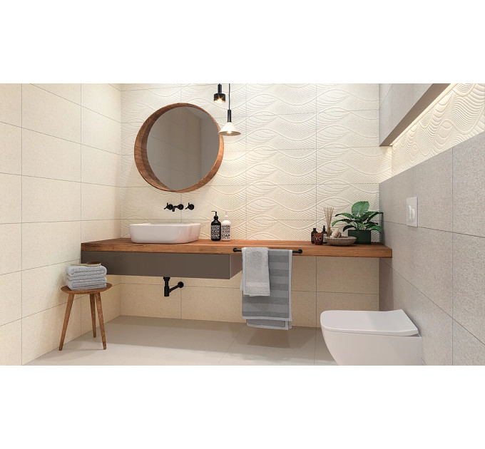 Плитка підлогова Symetro Beige SZKL MAT 60x60 код 4820 Ceramika Paradyz