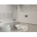 Плитка стінова Snowdrops Light Grey 20x60 код 8986 Церсаніт