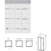 Душові двері двоелементні BLIX BLDP2-110 Transparent, (0PVD0C00Z1) RAVAK