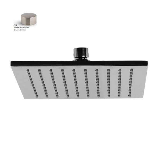 Верхній душ Wellness Brushed nickel F2630-2SN Fima