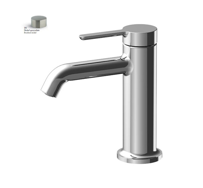 Змішувач для умивальника Snap Brushed nickel F3111SN Fima