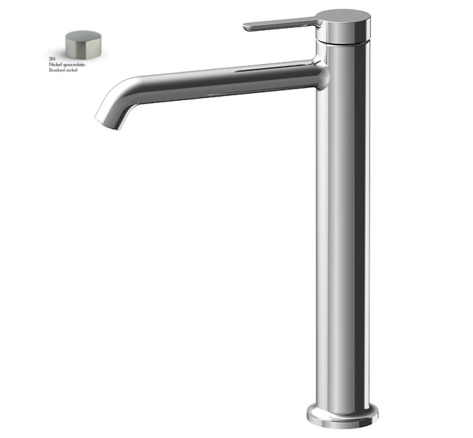Змішувач для умивальника Snap Brushed nickel F3111-HSN Fima
