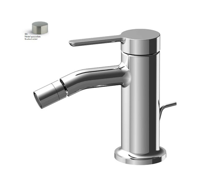 Змішувач для біде Snap Brushed nickel F3112SN Fima