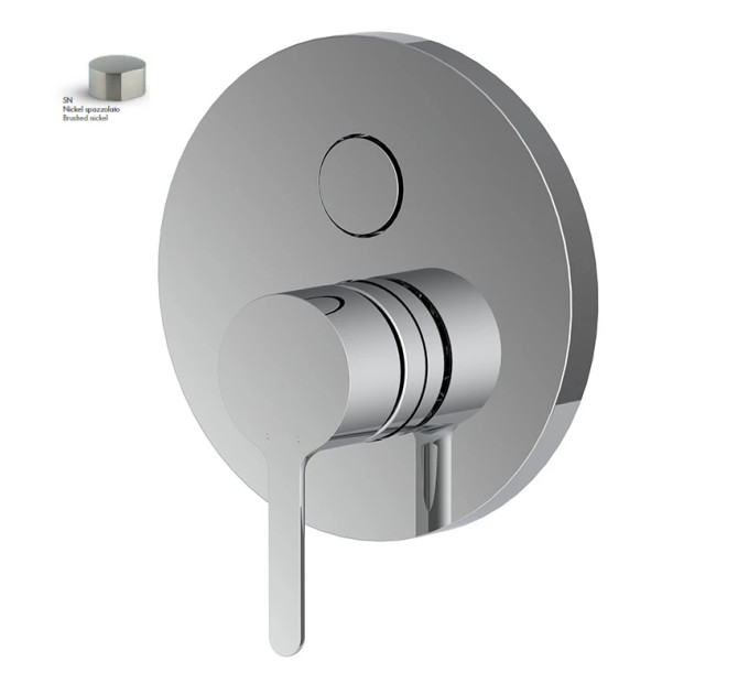 Змішувач для душу Snap Brushed nickel F3119E2SN Fima